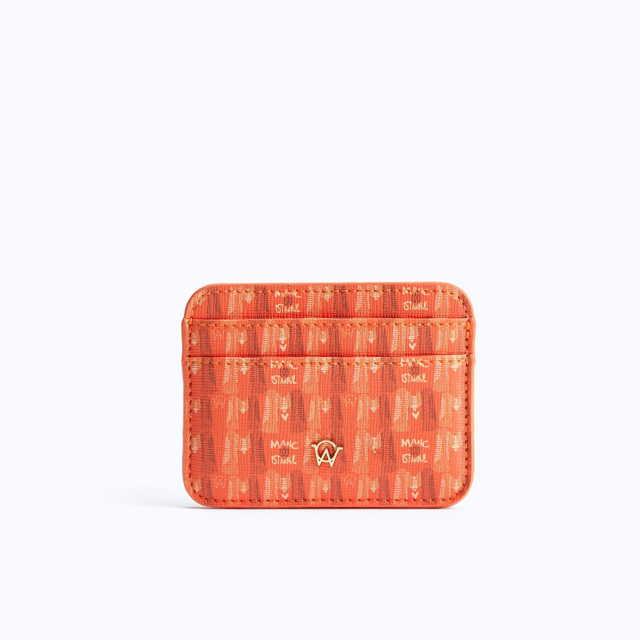 IVY CARD HOLDER-ORANGE – mancofficial