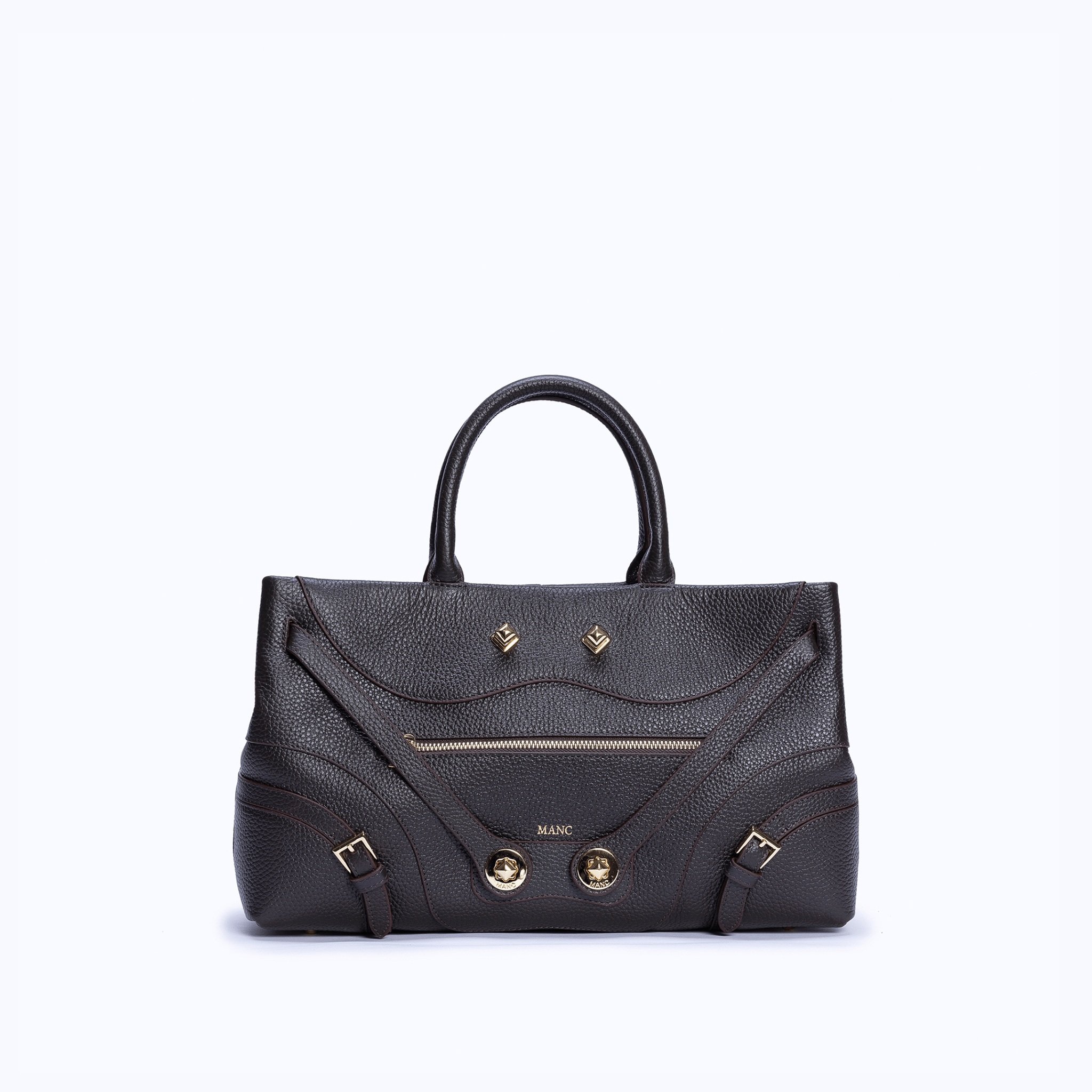 バッグ merukeru ZOUZOU - DARK SUEDE BROWN – mancofficial