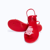 JELLY SANDALS - RED
