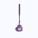 MONOGRAM HEART CHARM - PURPLE