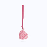 MONOGRAM HEART CHARM - PINK