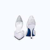 LILITH HEELS - WHITE LACE