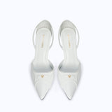 LILITH HEELS-WHITE