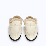 GRACE SLIPPERS - TEDDY VANILLA