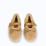 TEDDY BALLERINAS - BEIGE 