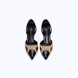 LILITH HEELS - BLACK SUEDE BISCUIT