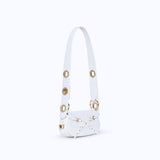 LILITH MINI- WHITE CROC (GOLD) 