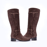 AUBREY - DARK SUEDE BROWN