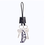 ISTANBUL SIGNATURE CHARM KEYCHAIN - SILVER