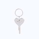 LOVE KEY CHARM - SILVER