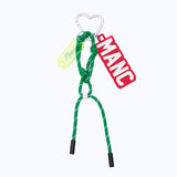 ROPE CHARM KEYCHAIN - GREEN