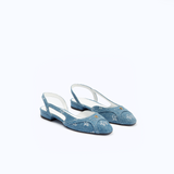 DELINA FLATS - DENIM 