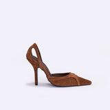 LILITH HEELS- GINGER SUEDE