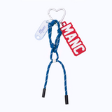 ROPE CHARM KEYCHAIN - BLUE