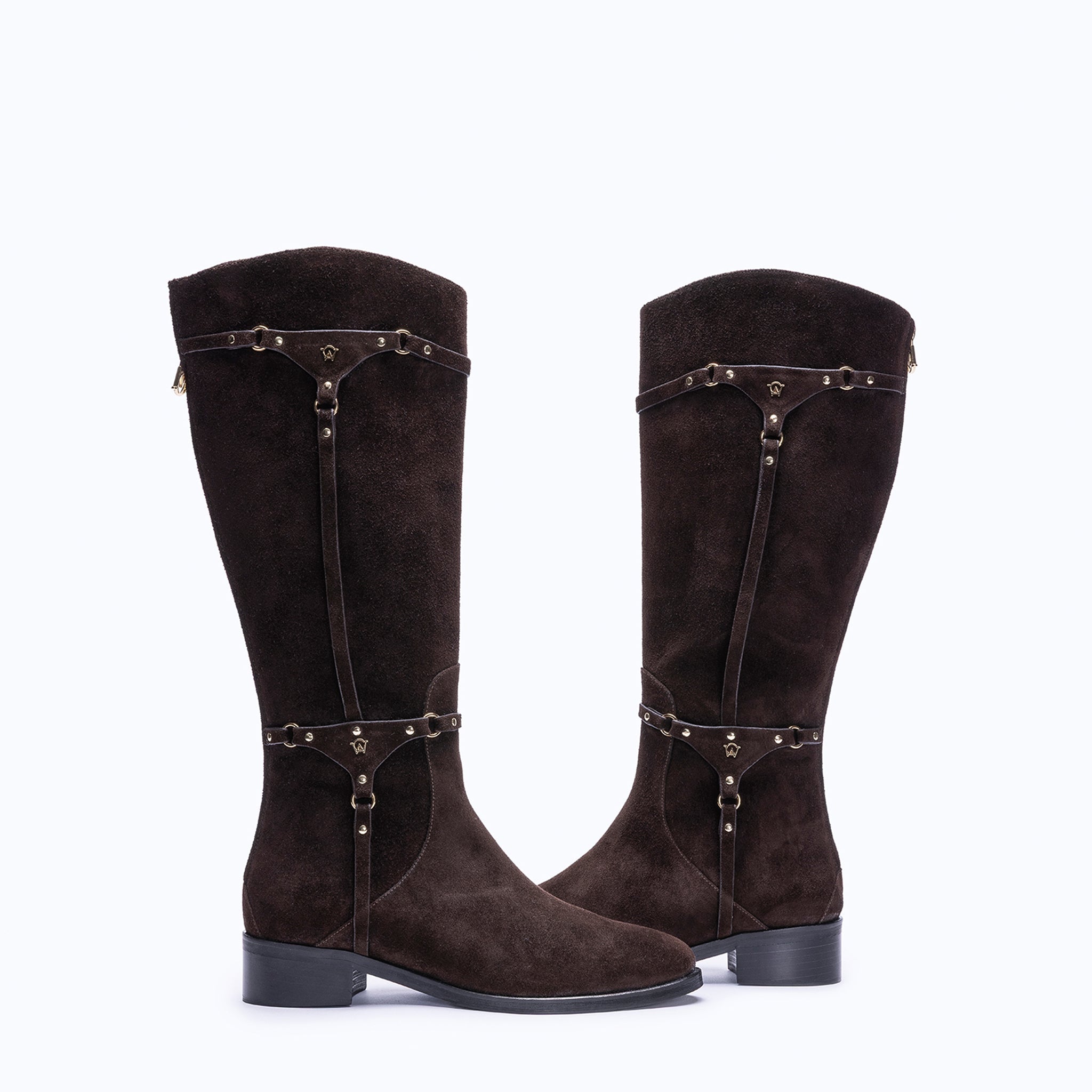 AUBREY - DARK SUEDE BROWN