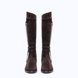 AUBREY - DARK SUEDE BROWN