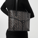 BELLA MINI TOTE - BROWN BLACK