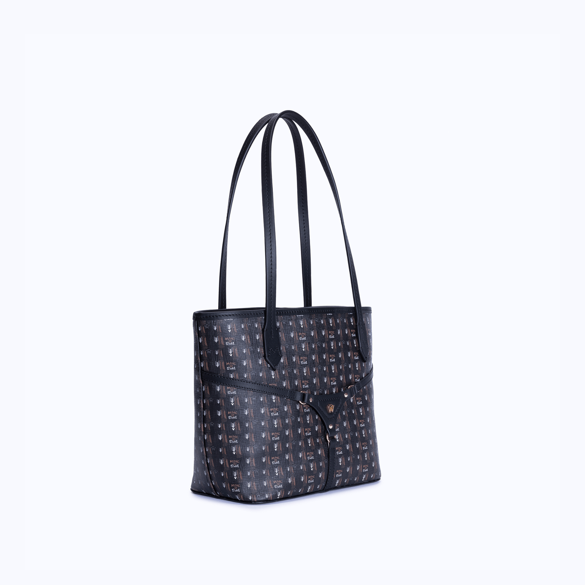 BELLA MINI TOTE - BROWN BLACK