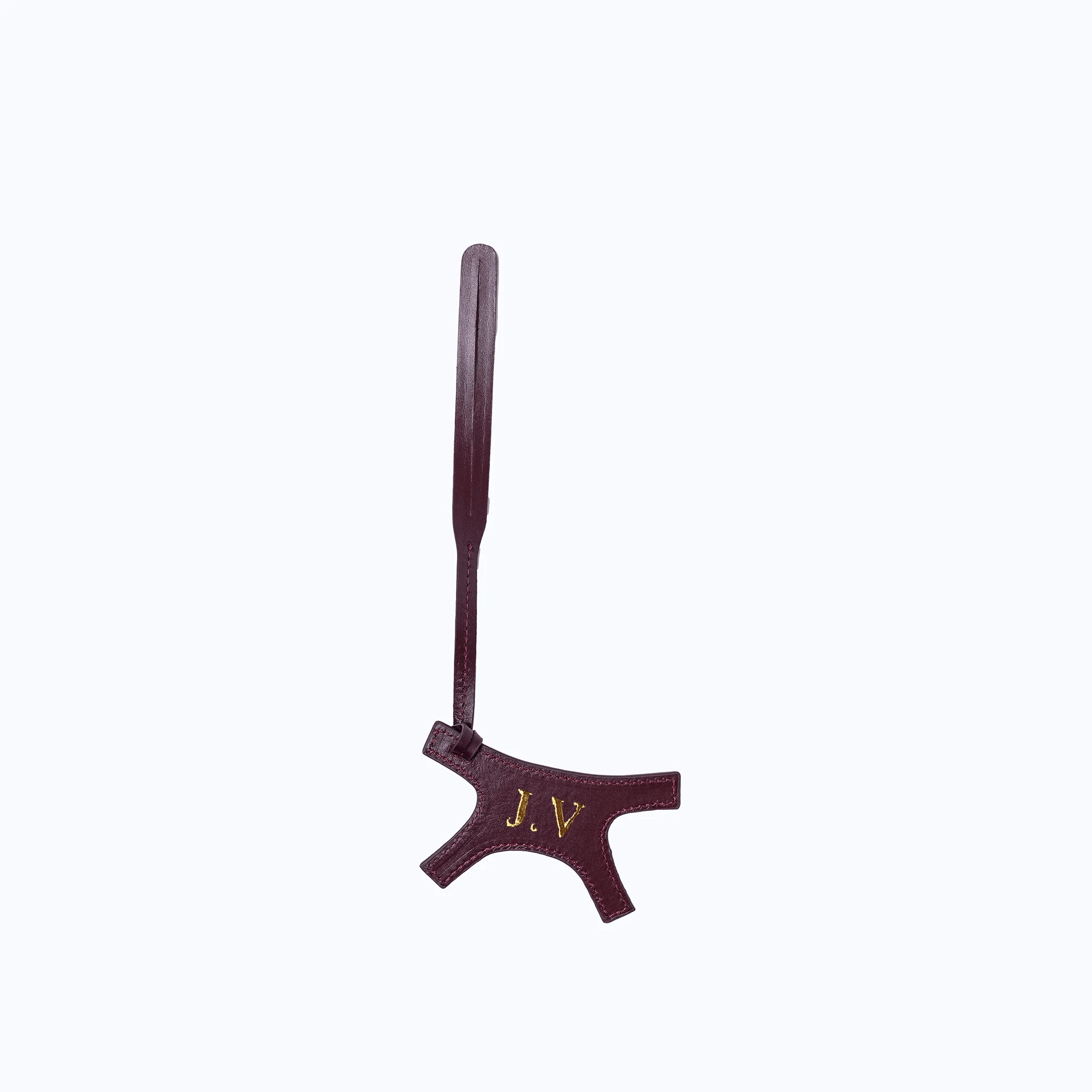 BONE CHARM - BURGUNDY