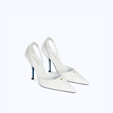 LILITH HEELS-WHITE