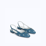 DELINA FLATS - DENIM 