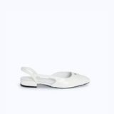 DELINA FLATS - WHITE