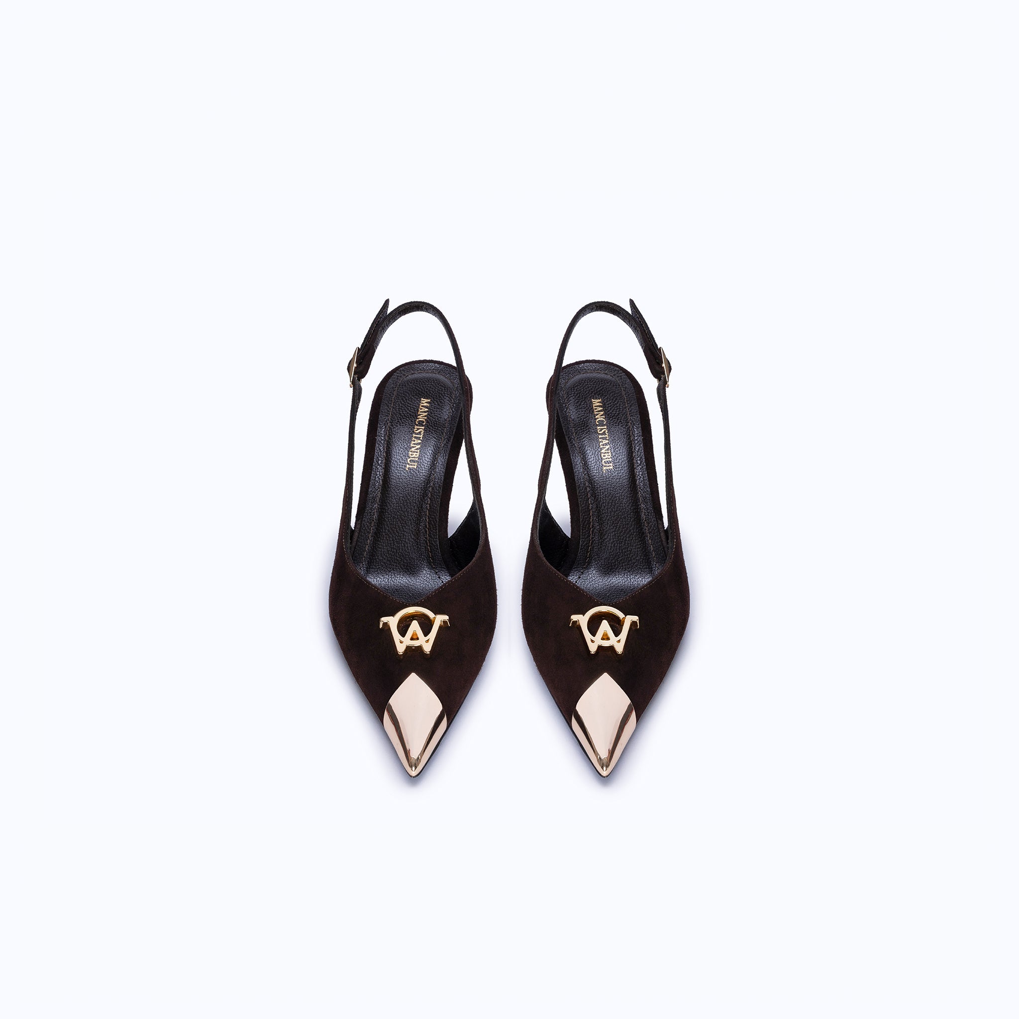 FELICITY KITTEN - DARK SUEDE BROWN