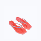 JELLY FLIP FLOP - CRYSTAL PINK