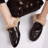 GRACE SLIPPERS - TEDDY BROWN