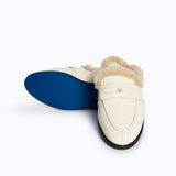 GRACE SLIPPERS - TEDDY VANILLA