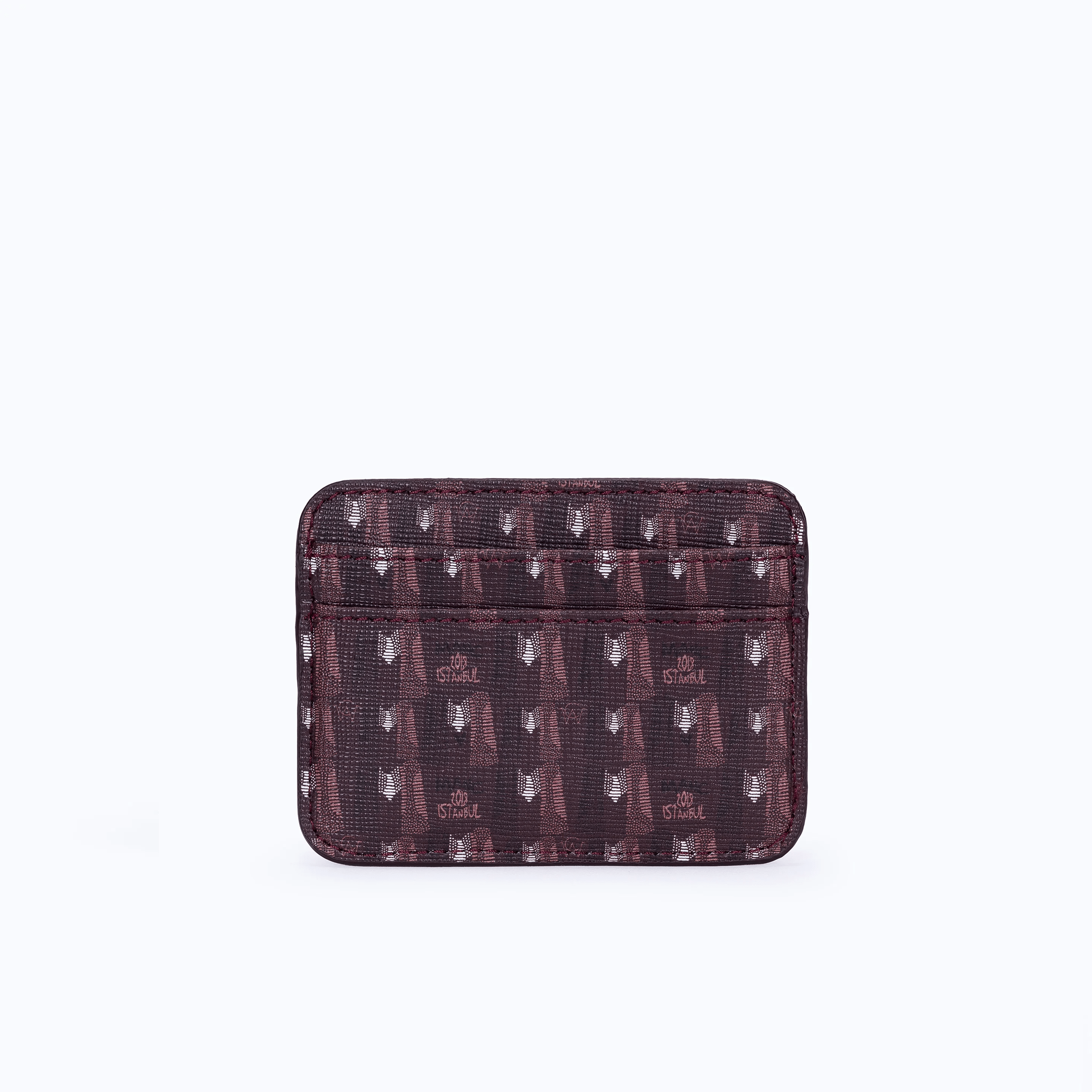 IVY CARD HOLDER - BURGUNDY