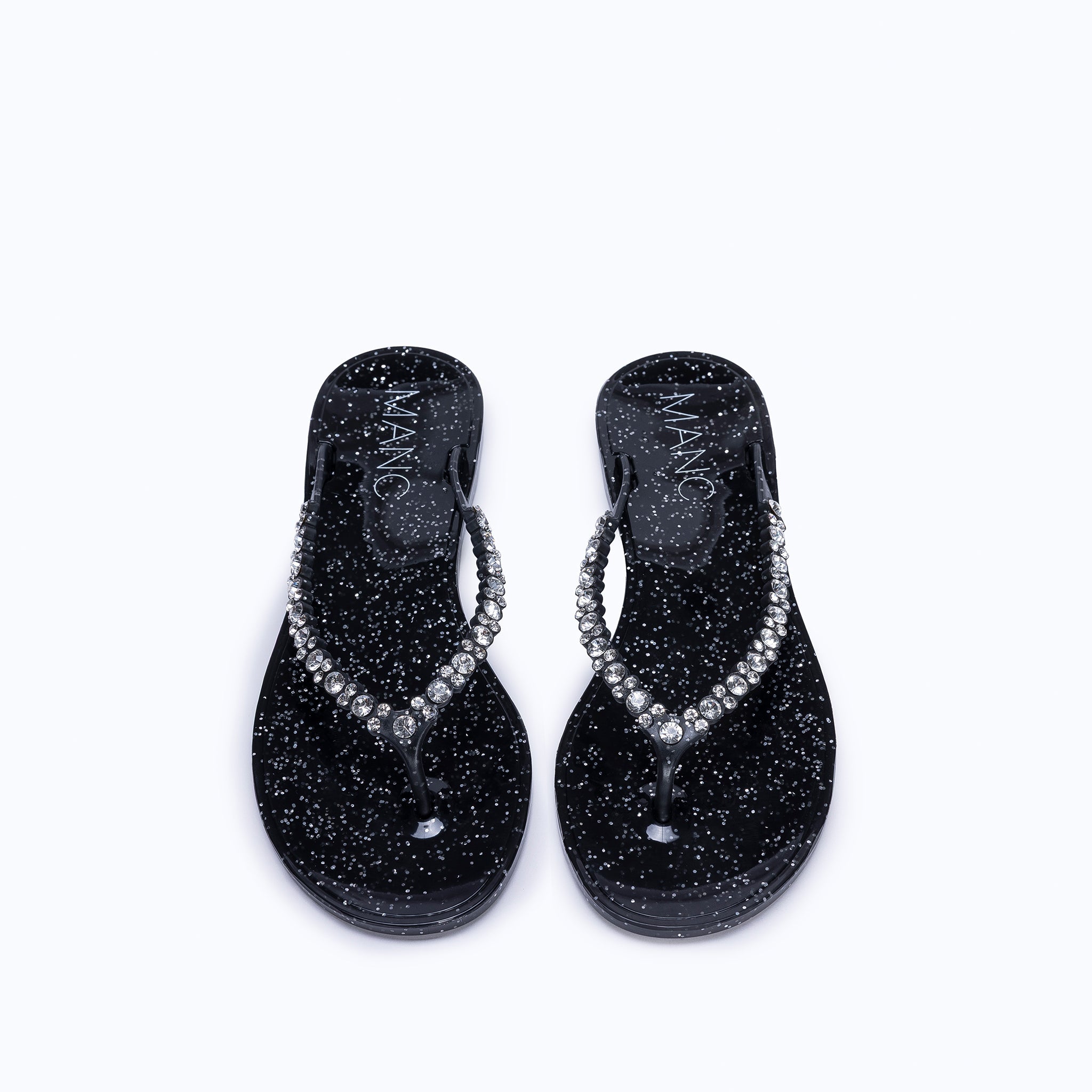JELLY FLIP FLOP - GEMS BLACK