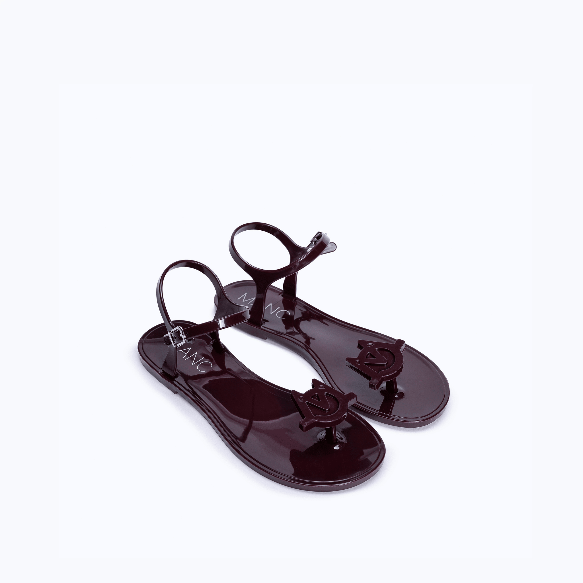 JELLY SANDALS - BURGUNDY