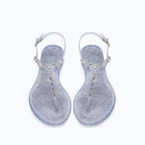 JELLY SANDALS - SILVER