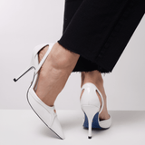 LILITH HEELS - WHITE