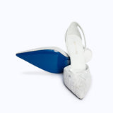 LILITH HEELS - WHITE LACE