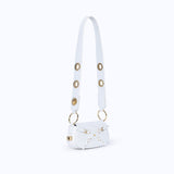 LILITH MINI - WHITE CROC (GOLD)