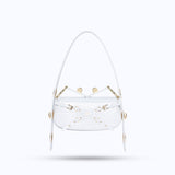 LILITH MINI - WHITE CROC (GOLD)