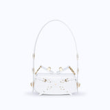 LILITH MINI - WHITE CROC (GOLD)