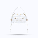 LILITH MINI - WHITE CROC (GOLD)