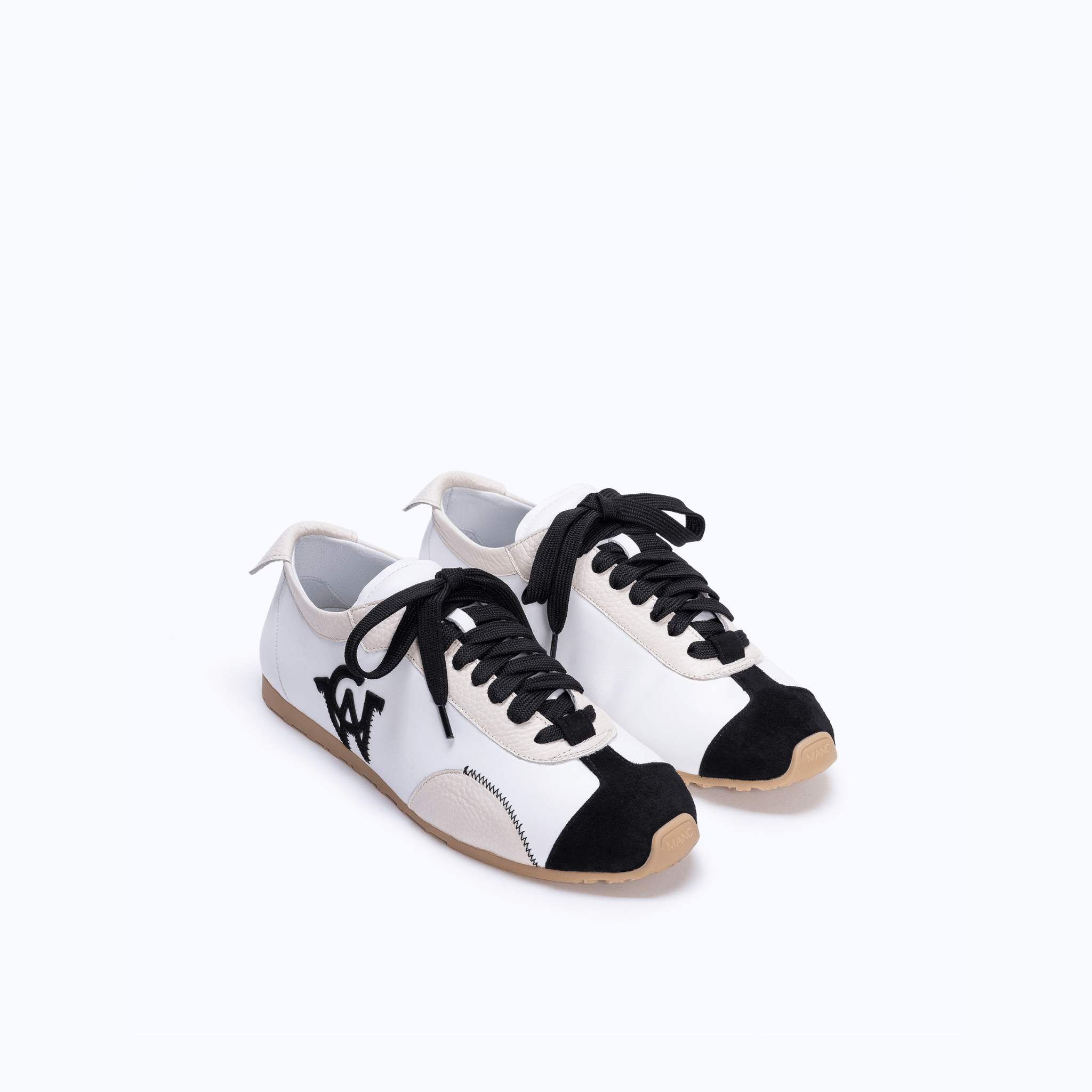 MANC SNEAKERS - WHITE BLACK (PRE - ORDER)