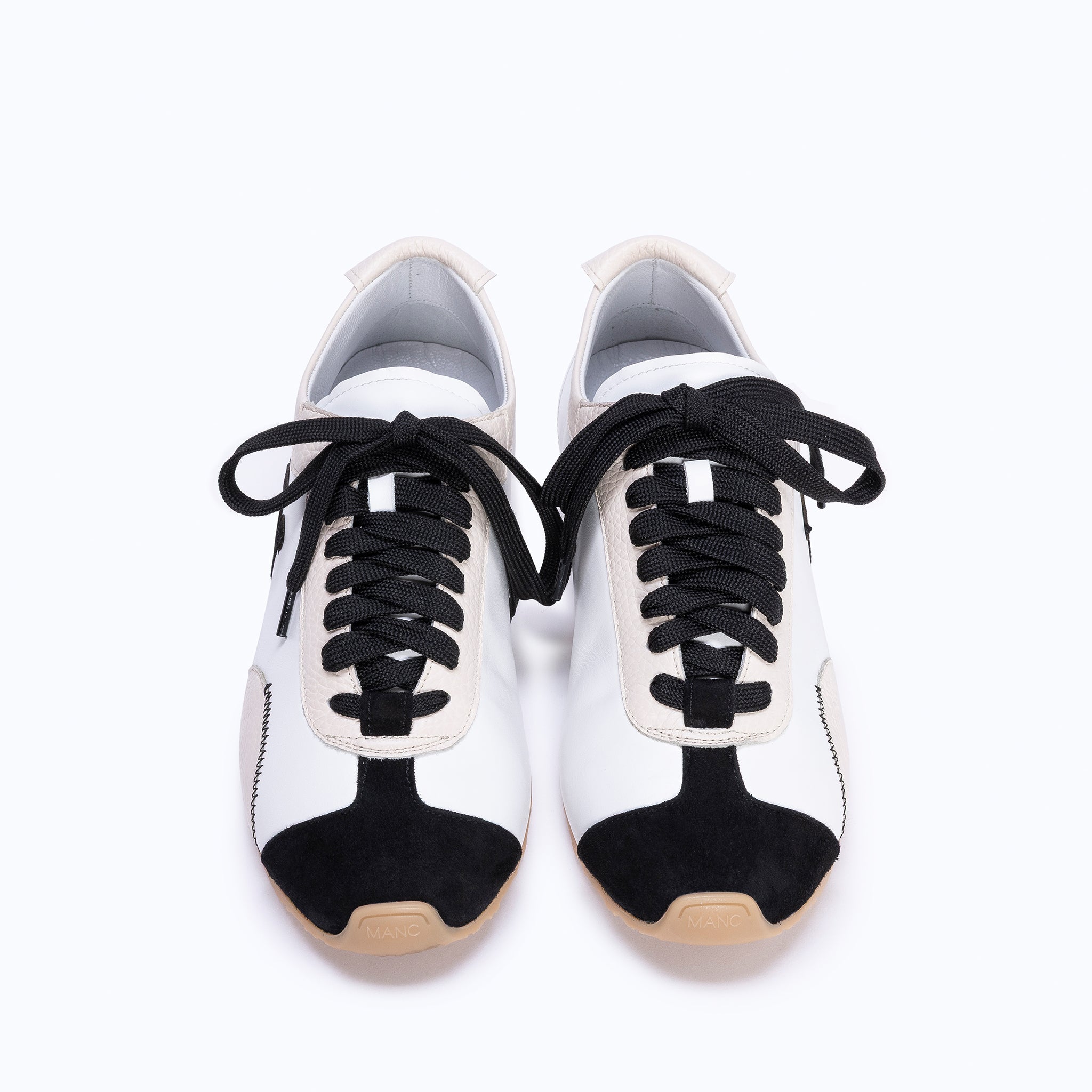 MANC SNEAKERS - WHITE BLACK (PRE - ORDER)
