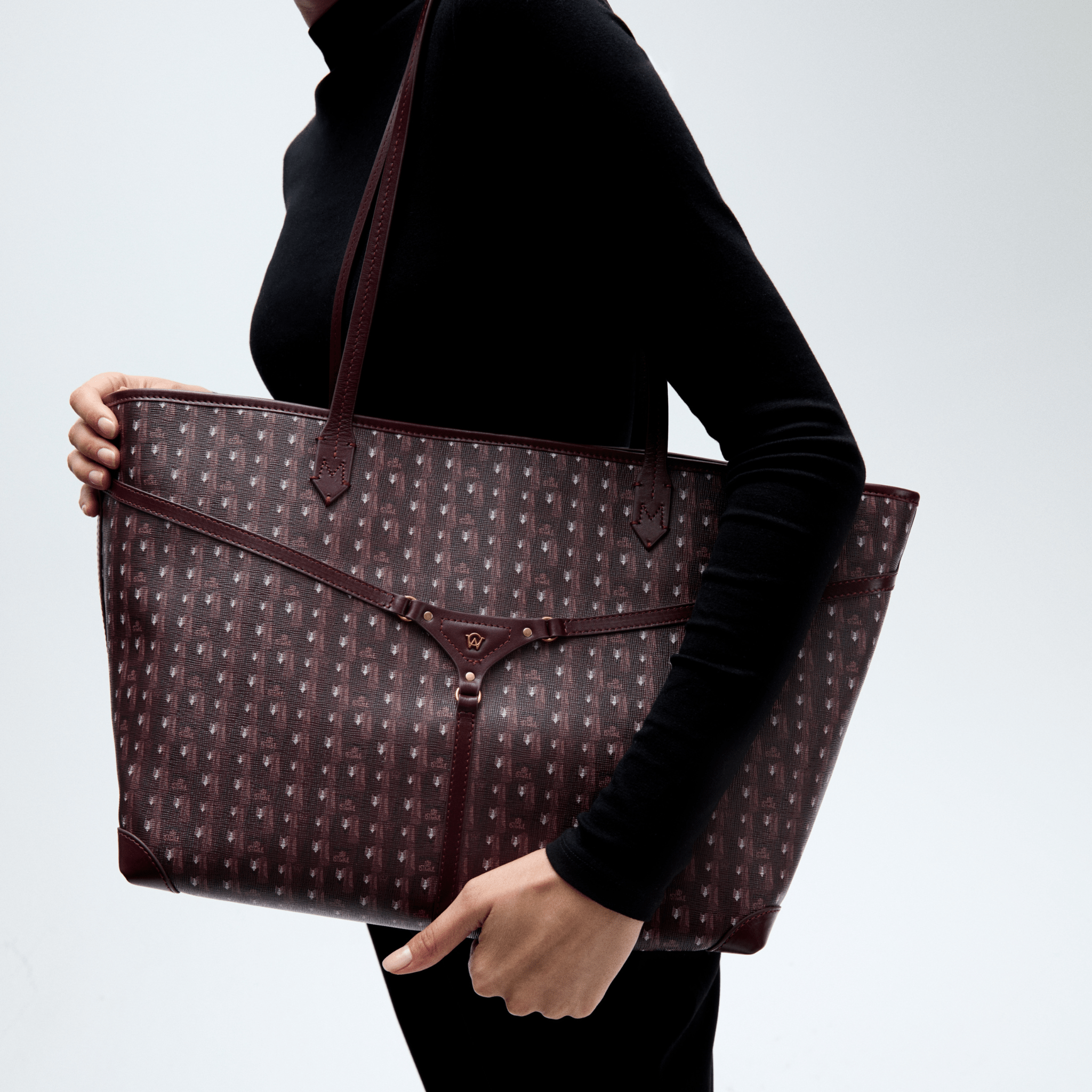 MIRI TOTE - BURGUNDY