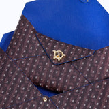 MONOGRAM CLUTCH - BURGUNDY