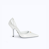 LILITH HEELS-WHITE