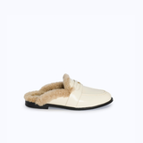 GRACE SLIPPERS - TEDDY VANILLA