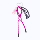 ROPE CHARM KEYCHAIN - PINK