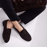 PENNY - DARK SUEDE BROWN