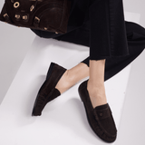 PENNY - DARK SUEDE BROWN