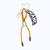 ROPE CHARM KEYCHAIN - YELLOW